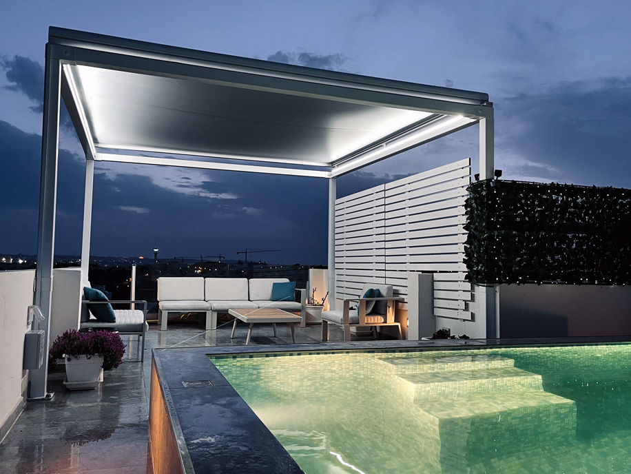 Zip Track Pergola